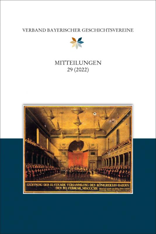 Cover-Bild Mitteilungen des Verbandes bayerischer Geschichtsvereine 29 (2022)