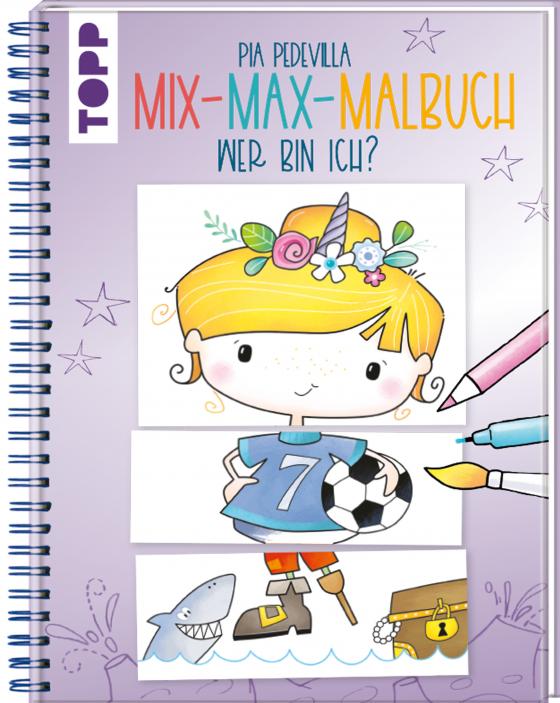 Cover-Bild Mix-Max-Malbuch Wer bin ich?