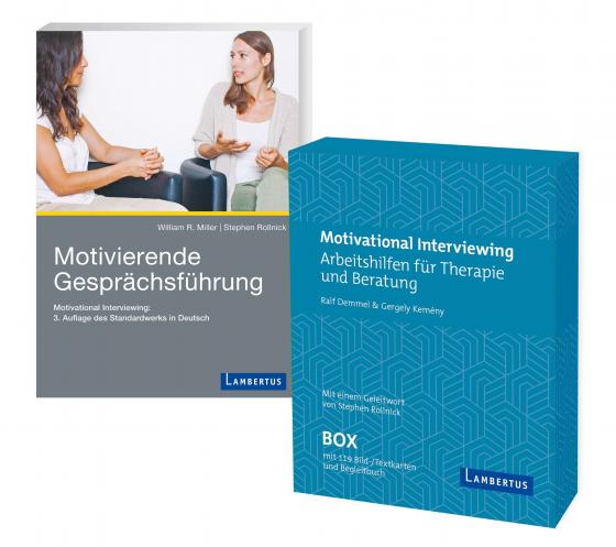 Cover-Bild Motivierende Gesprächsführung - Set mit Buch und Arbeitshilfenkarten
