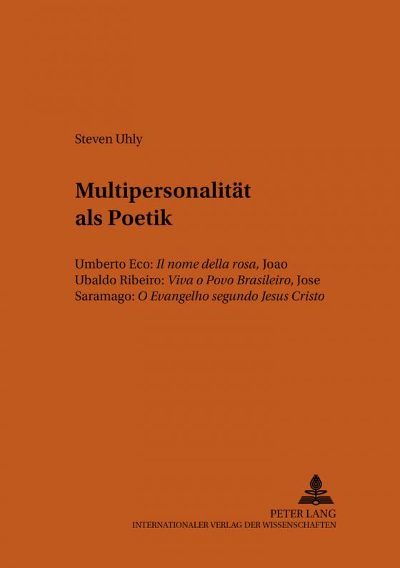 Cover-Bild Multipersonalität als Poetik