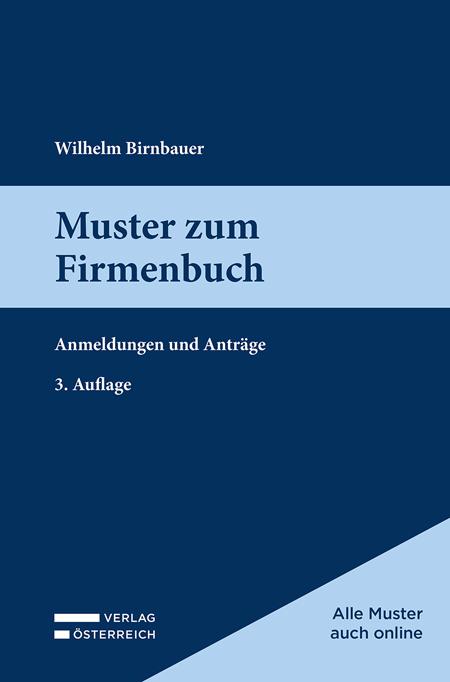 Cover-Bild Muster zum Firmenbuch