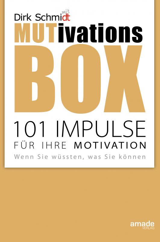 Cover-Bild MUTivationsbox - 101 Impulse für Ihre Motivation