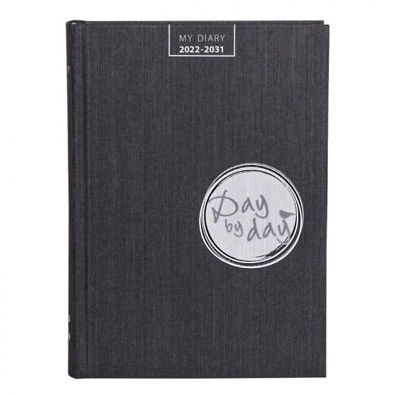 Cover-Bild My Diary 2022-2031 "Day by Day" graphite-black