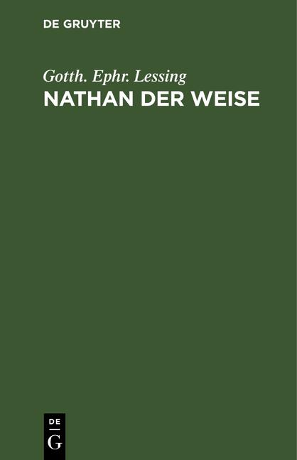 Cover-Bild Nathan der Weise