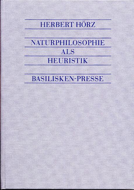 Cover-Bild Naturphilosophie als Heuristik?