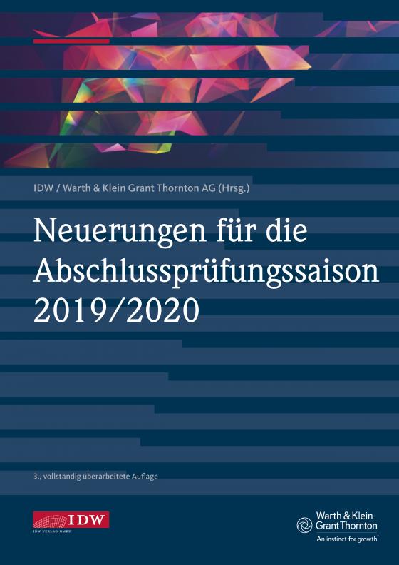 Cover-Bild Neuerungen f. d. Abschlussprüfungssaison 2019/2020