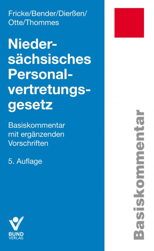 Cover-Bild Niedersächsisches Personalvertretungsgesetz