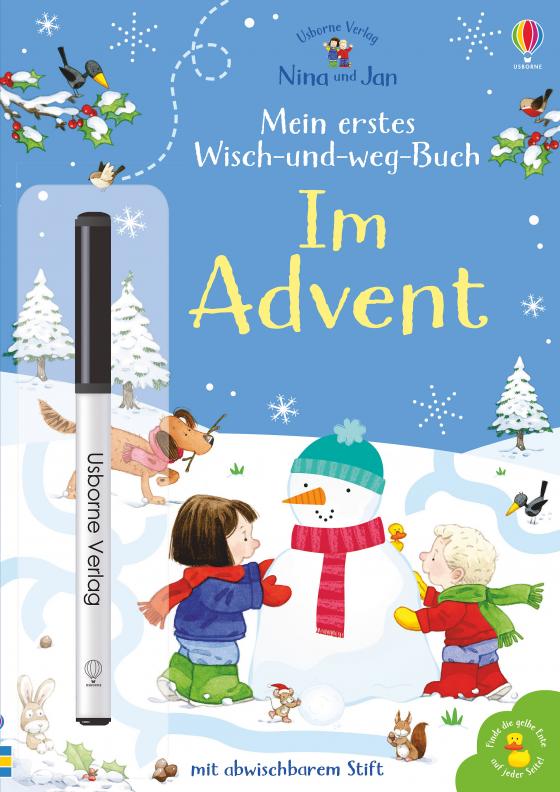 Cover-Bild Nina und Jan - Mein erstes Wisch-und-weg-Buch: Im Advent
