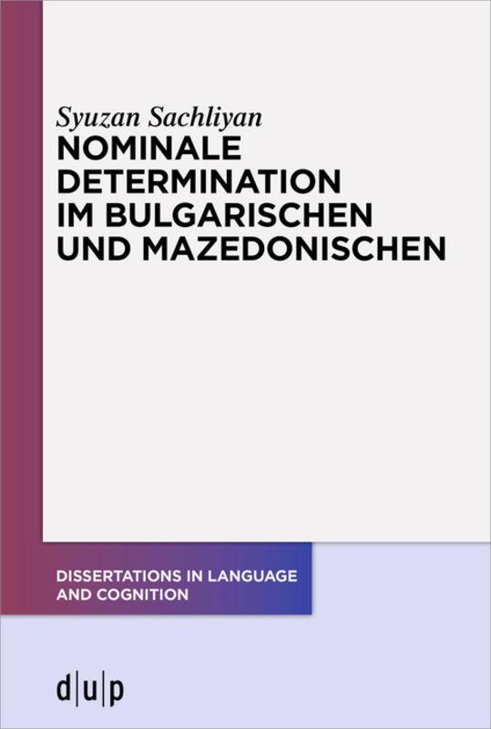 Cover-Bild Nominale Determination im Bulgarischen und Mazedonischen