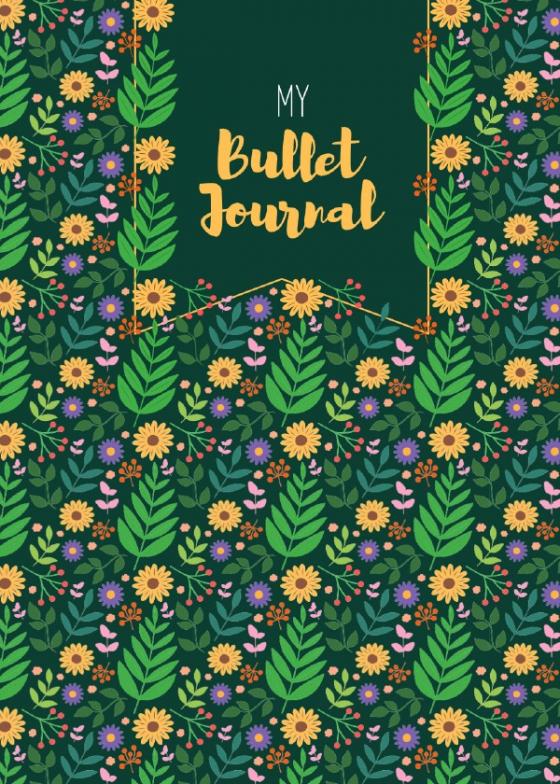 Cover-Bild Notizbuch "Florales Design"