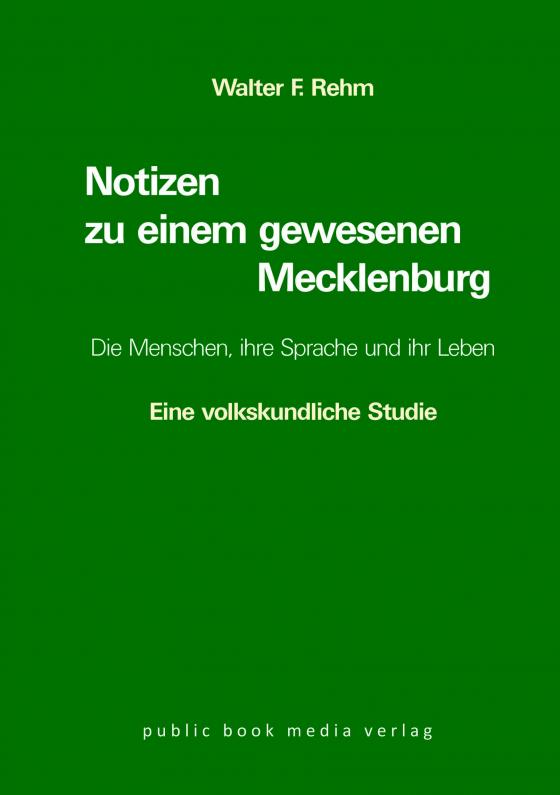 Cover-Bild Notizen zu einem gewesenen Mecklenburg.