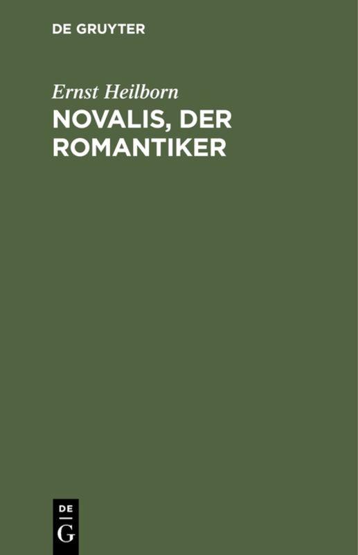 Cover-Bild Novalis, der Romantiker