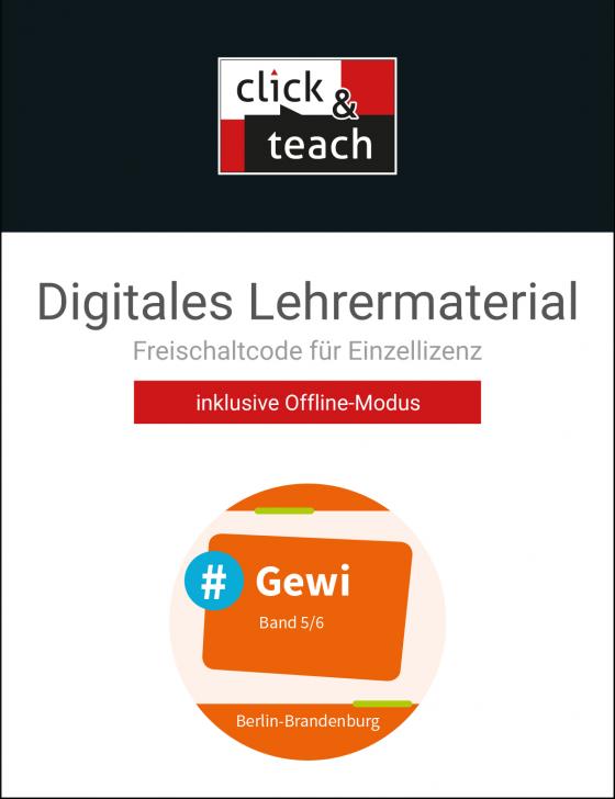 Cover-Bild #Gewi – Berlin/Brandenburg / #Gewi BE/BB click & teach 5/6 Box