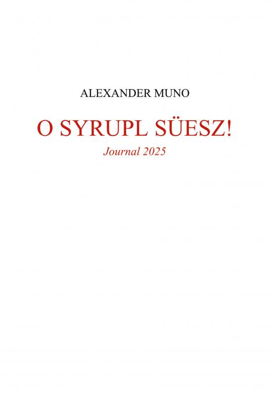 Cover-Bild O Syrupl süesz!