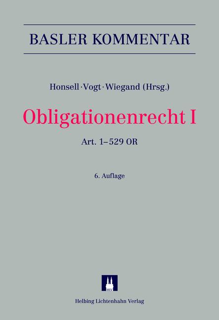 Cover-Bild Obligationenrecht I