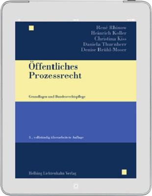 Cover-Bild Öffentliches Prozessrecht