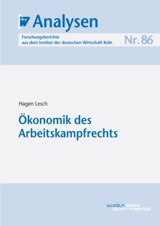 Cover-Bild Ökonomik des Arbeitskampfrechts