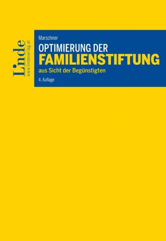 Cover-Bild Optimierung der Familienstiftung