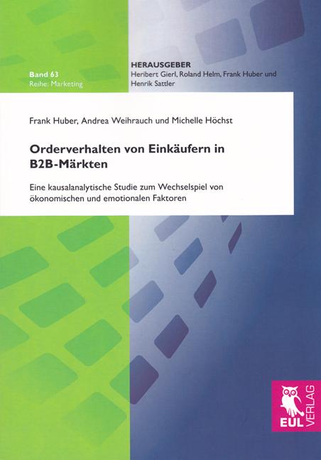 Cover-Bild Orderverhalten von Einkäufern in B2B-Märkten