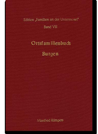 Cover-Bild Ortsfamilienbuch Burgen 1798-1990