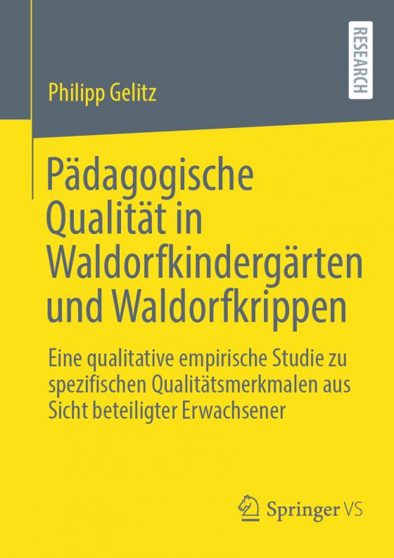 Cover-Bild Pädagogische Qualität in Waldorfkindergärten und Waldorfkrippen