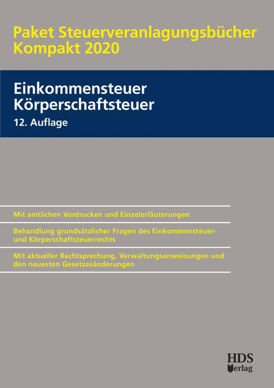 Cover-Bild Paket Steuerveranlagungsbücher Kompakt 2020