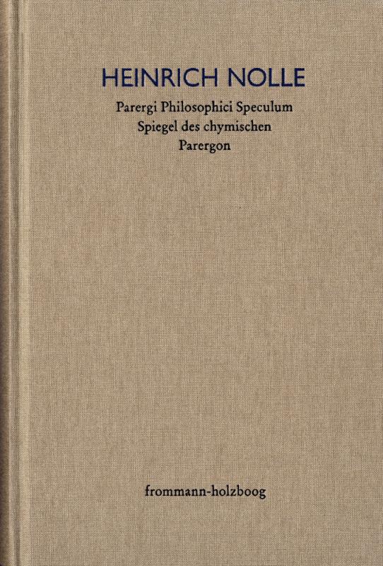 Cover-Bild Parergi Philosophici Speculum. Spiegel des chymischen Parergon (1623)