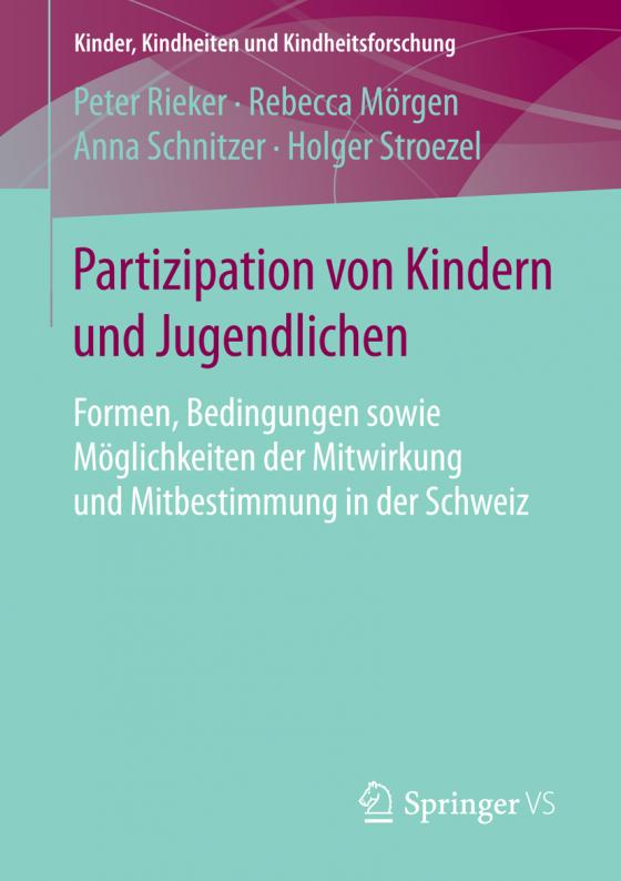 Cover-Bild Partizipation von Kindern und Jugendlichen