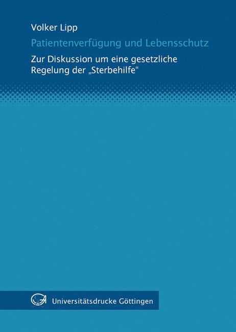 Cover-Bild Patientenautonomie und Lebensschutz