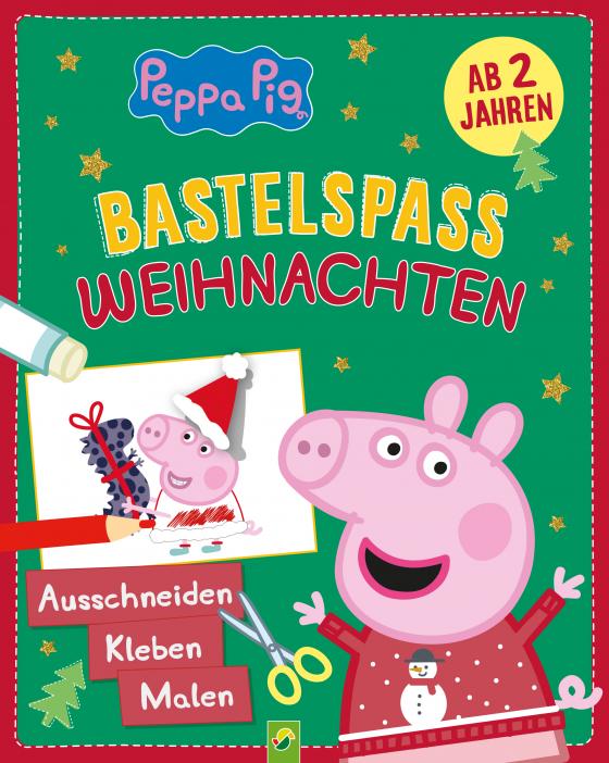 Cover-Bild Peppa Pig Bastelspaß Weihnachten: Ausschneiden, Kleben, Malen