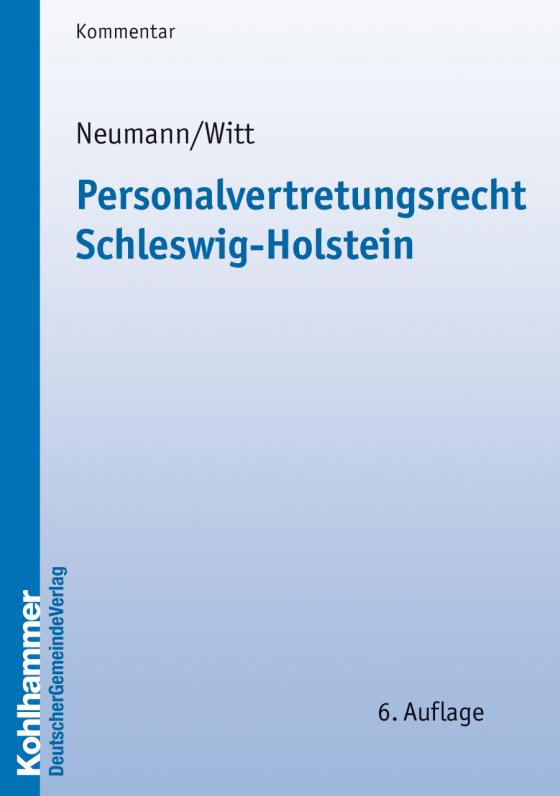 Cover-Bild Personalvertretungsrecht Schleswig-Holstein