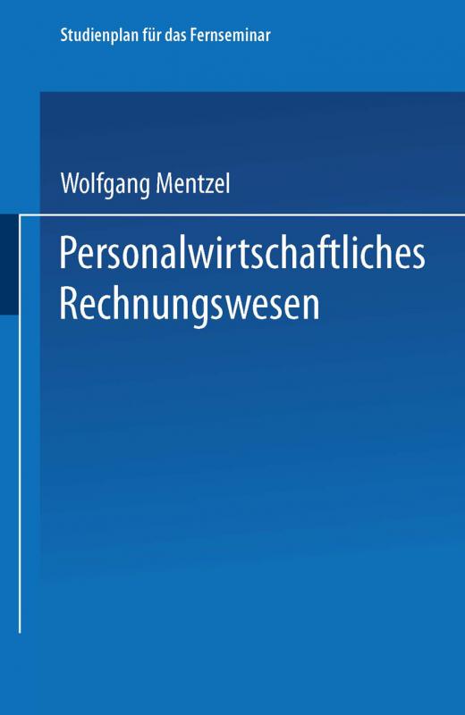 Cover-Bild Personalwirtschaftliches Rechnungswesen