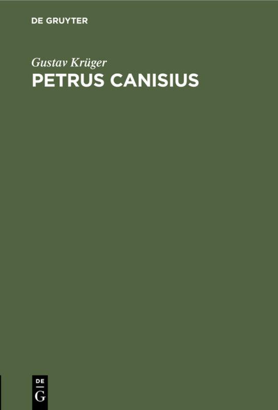 Cover-Bild Petrus Canisius