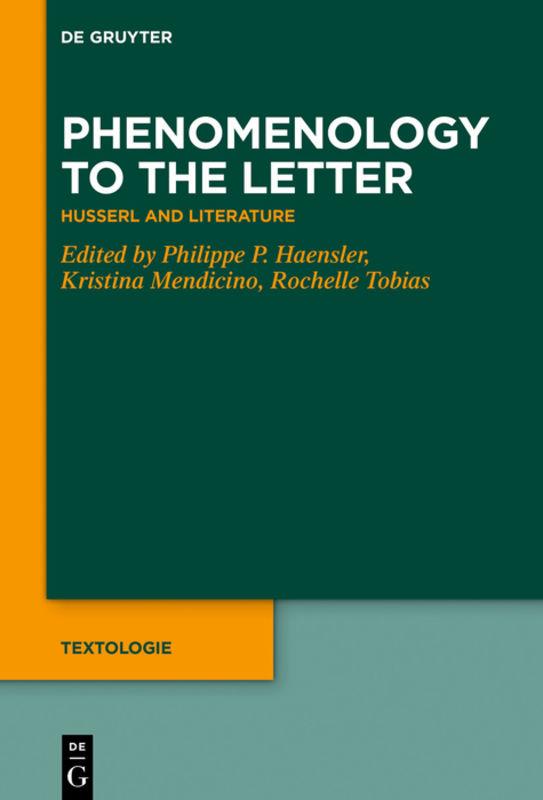 Cover-Bild Phenomenology to the Letter
