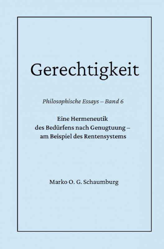 Cover-Bild Philosophische Essays / Gerechtigkeit