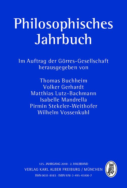 Cover-Bild Philosophisches Jahrbuch