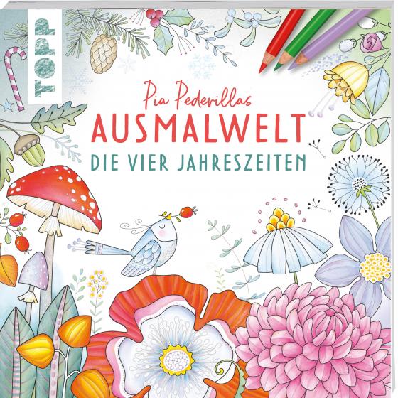 Cover-Bild Pia Pedevillas Ausmalwelt - Die vier Jahreszeiten