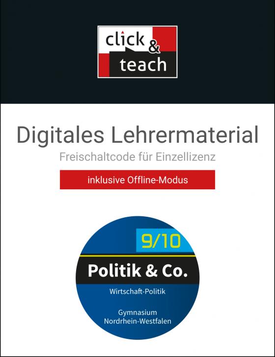 Cover-Bild Politik & Co. - Nordrhein-Westfalen - G9 / Politik & Co. NRW click & teach 9/10 Box - G9