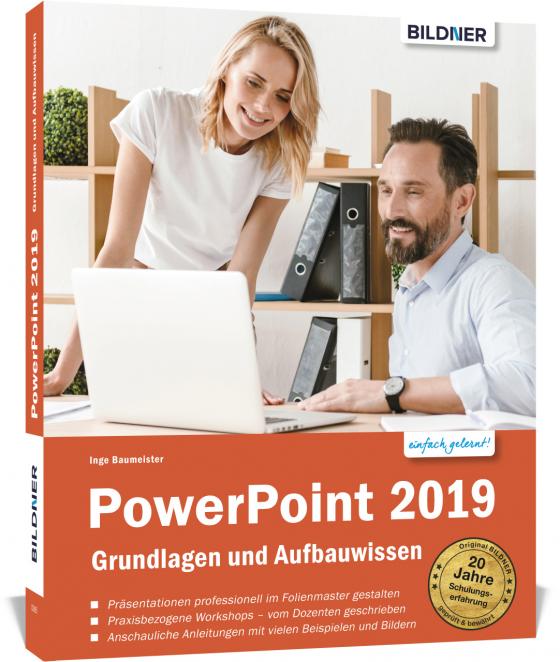 Cover-Bild PowerPoint 2019 - Grundlagen und Aufbauwissen