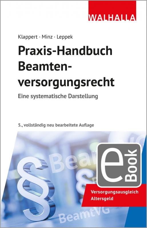 Cover-Bild Praxis-Handbuch Beamtenversorgungsrecht