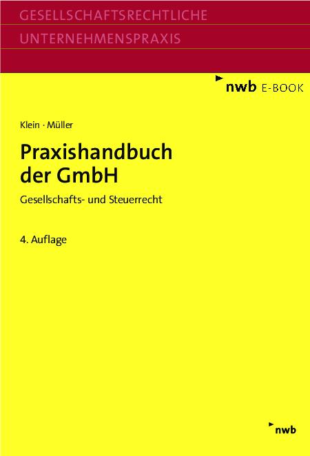 Cover-Bild Praxishandbuch der GmbH