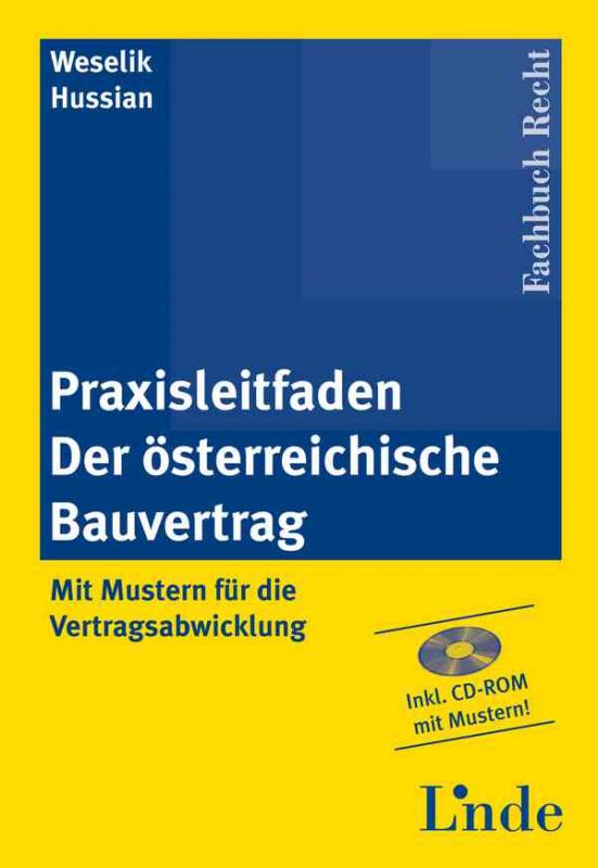 Cover-Bild Praxisleitfaden Der österreichische Bauvertrag