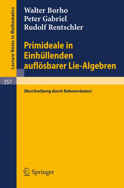 Cover-Bild Primideale in Einhüllenden auflösbarer Lie-Algebren