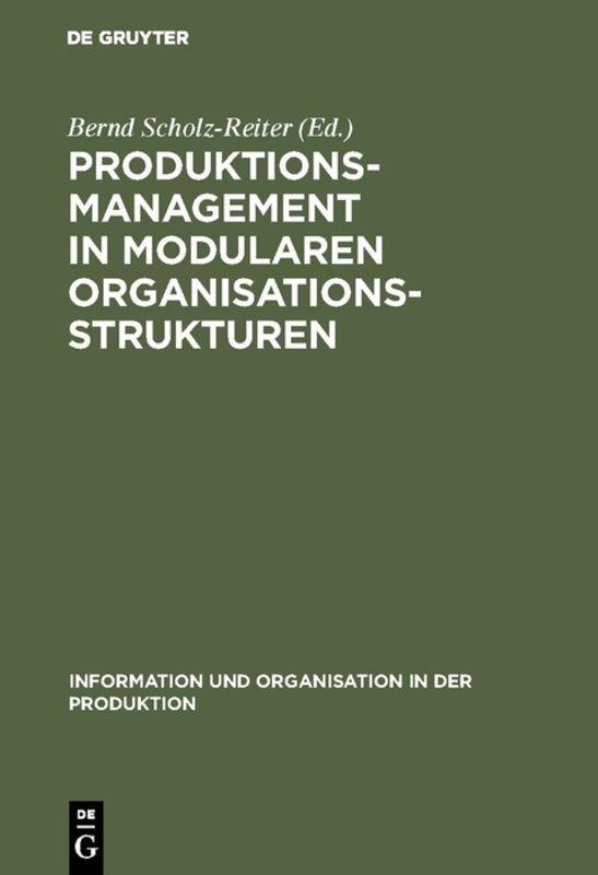 Cover-Bild Produktionsmanagement in modularen Organisationsstrukturen