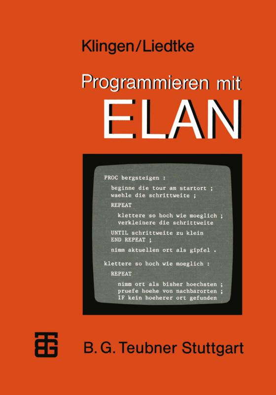Cover-Bild Programmieren mit ELAN
