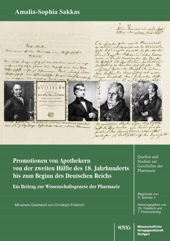 Cover-Bild Promotionen von Apothekern von der zweiten Hälfte des 18. Jahrhunderts bis zum Beginn des Deutschen Reichs