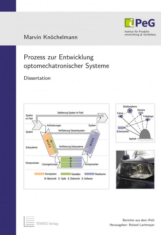Cover-Bild Prozess zur Entwicklung optomechatronischer Systeme