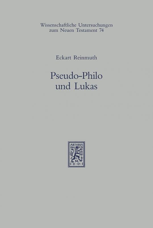 Cover-Bild Pseudo-Philo und Lukas