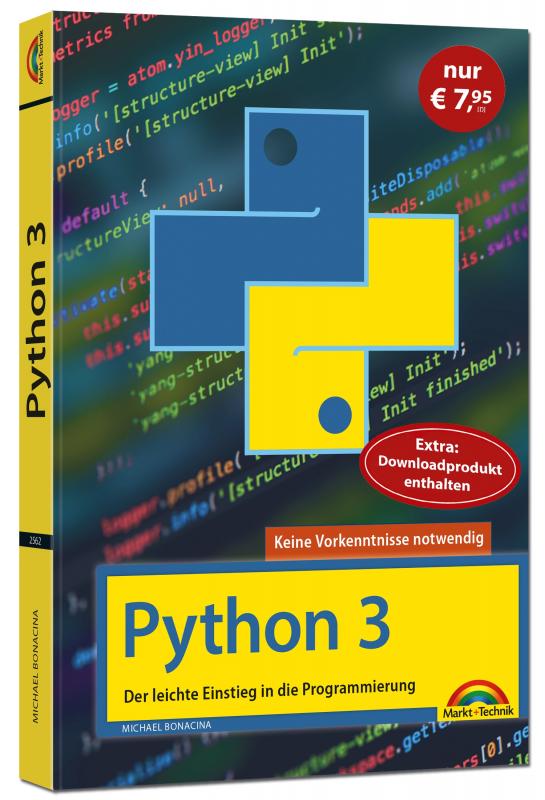 Cover-Bild Python 3 Programmieren lernen und anwenden