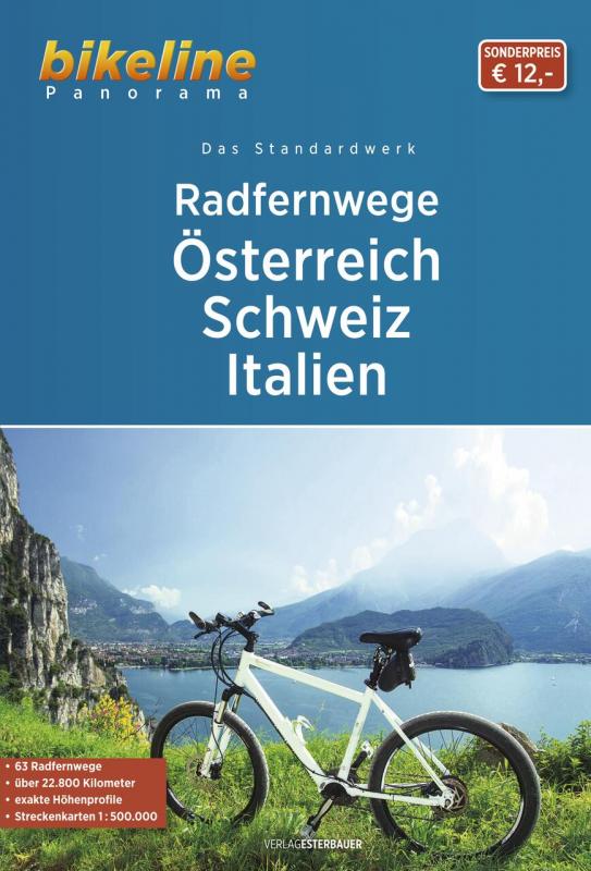 Cover-Bild Radfernwege Österreich, Schweiz, Italien